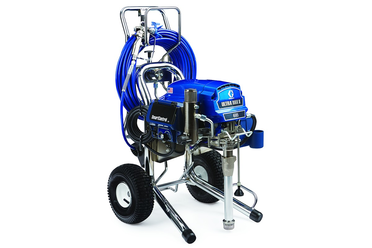 Graco Ultra Max II 695 Airless Paint Sprayer (16Y639) Hi-Boy Cart Pro Contractor
