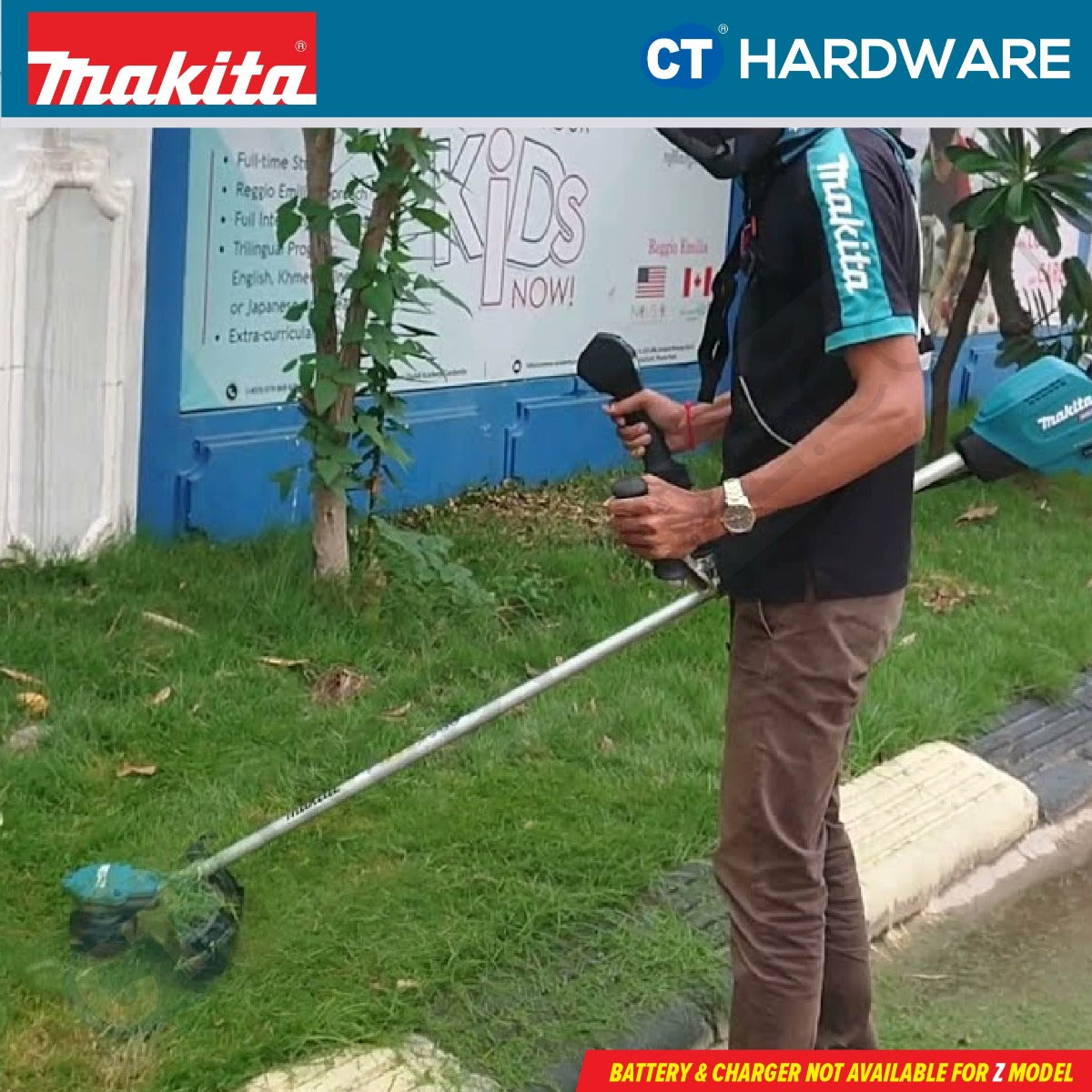 Makita UR012GZ02 XGT 40Vmax X2 Cordless Brushless Grass Trimmer 3-Speed (Body Only)