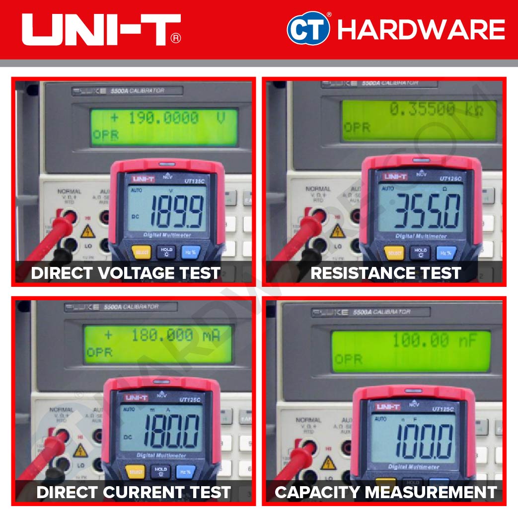 UNI-T UT125C DIGITAL MULTIMETER 600V 10HZ