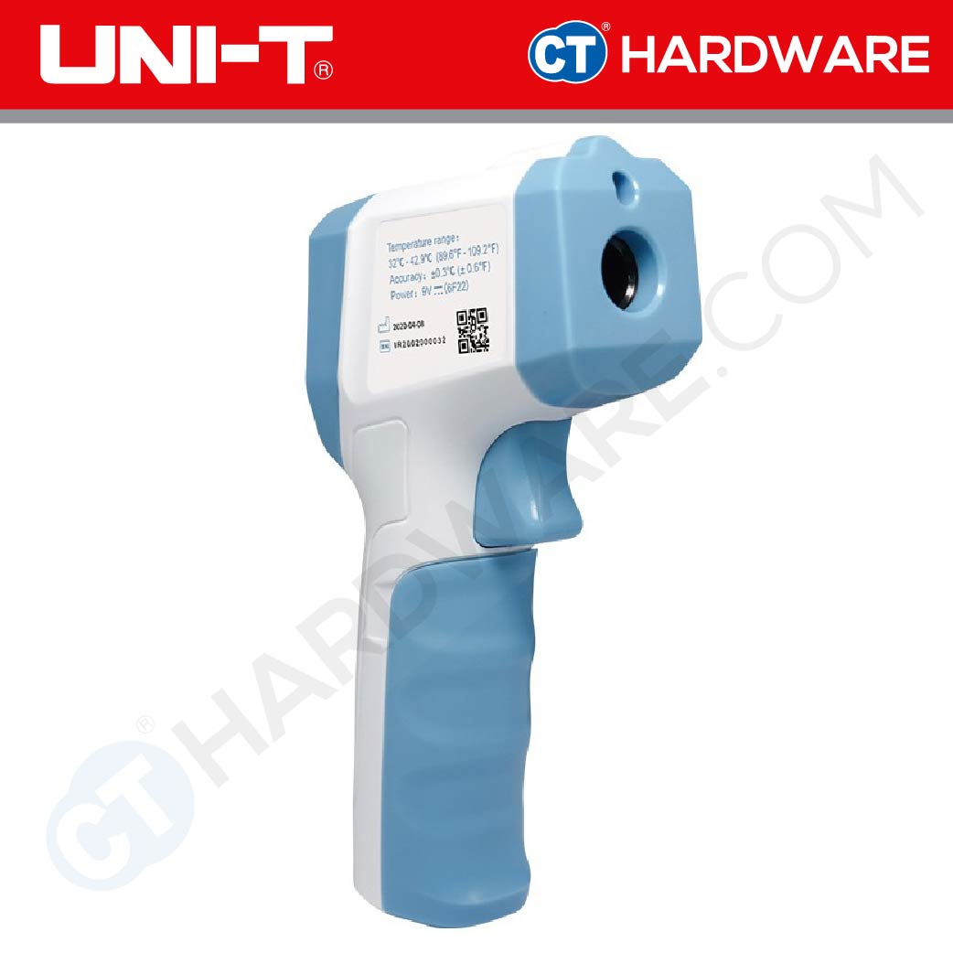 UNI-T UT305H INFRARED THERMOMETER 32 - 42.9 DEGREE CELSIUS DISTANCE 5-10CM, SOUND ALARM TRIGGER