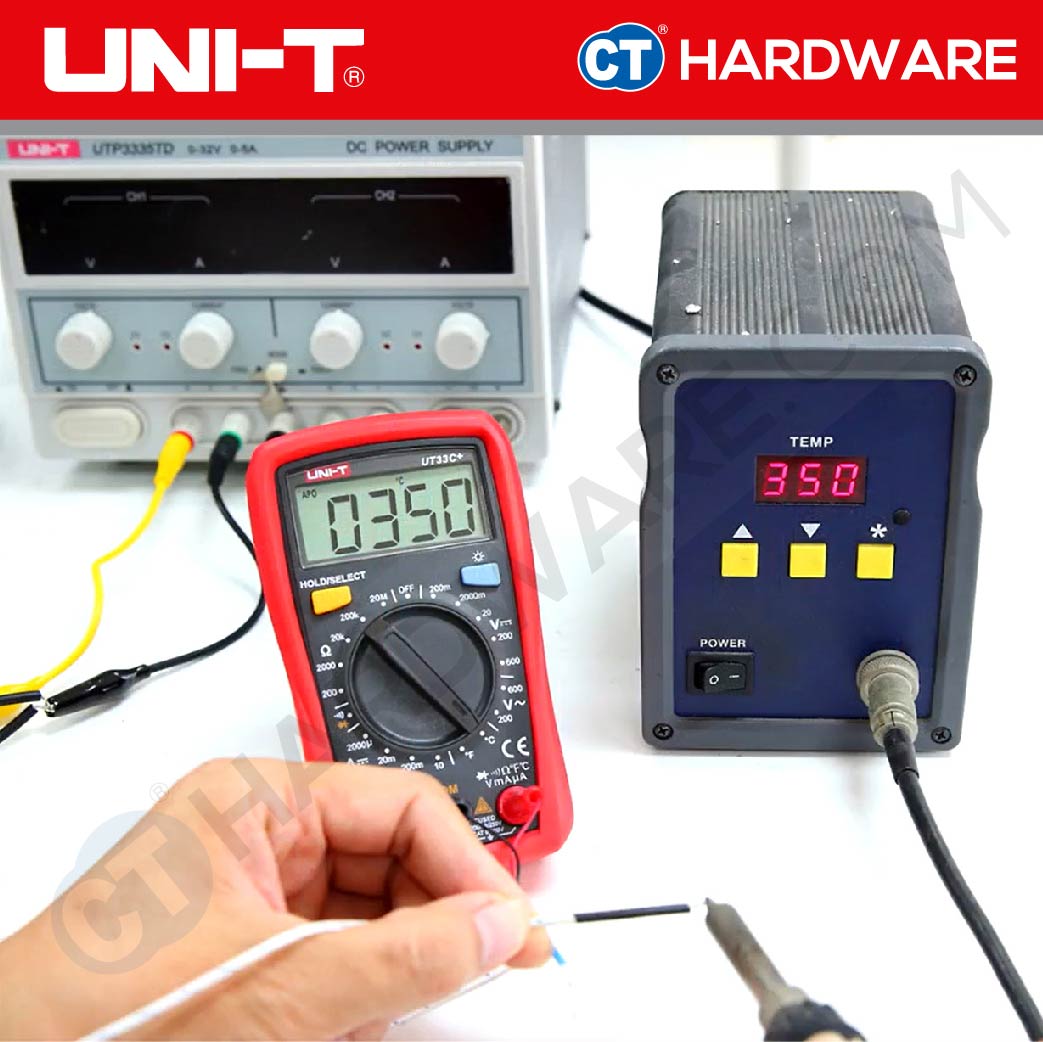 UNI-T UT33C+ DIGITAL PALM SIZE MULTIMETER