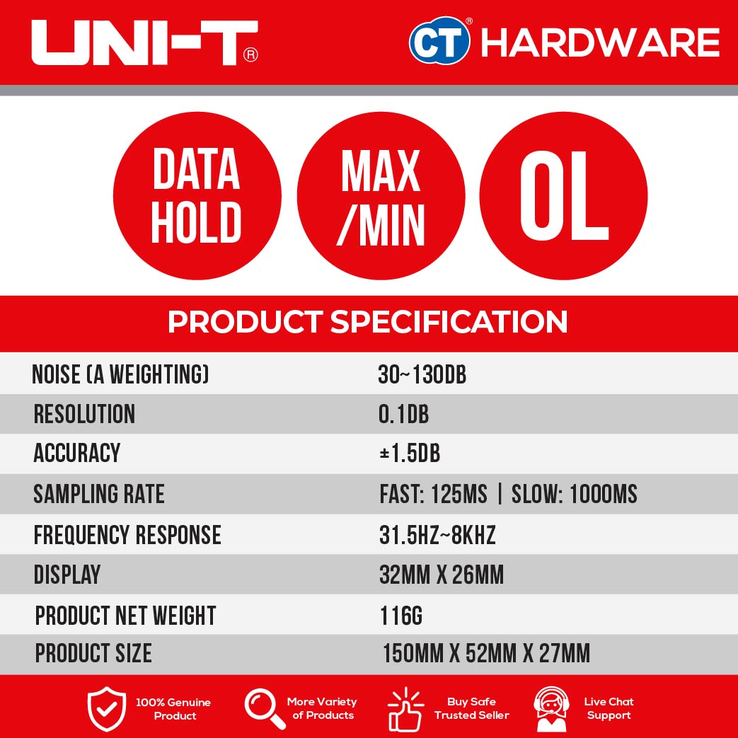 UNI-T UT353 MINI SOUND LEVER METER