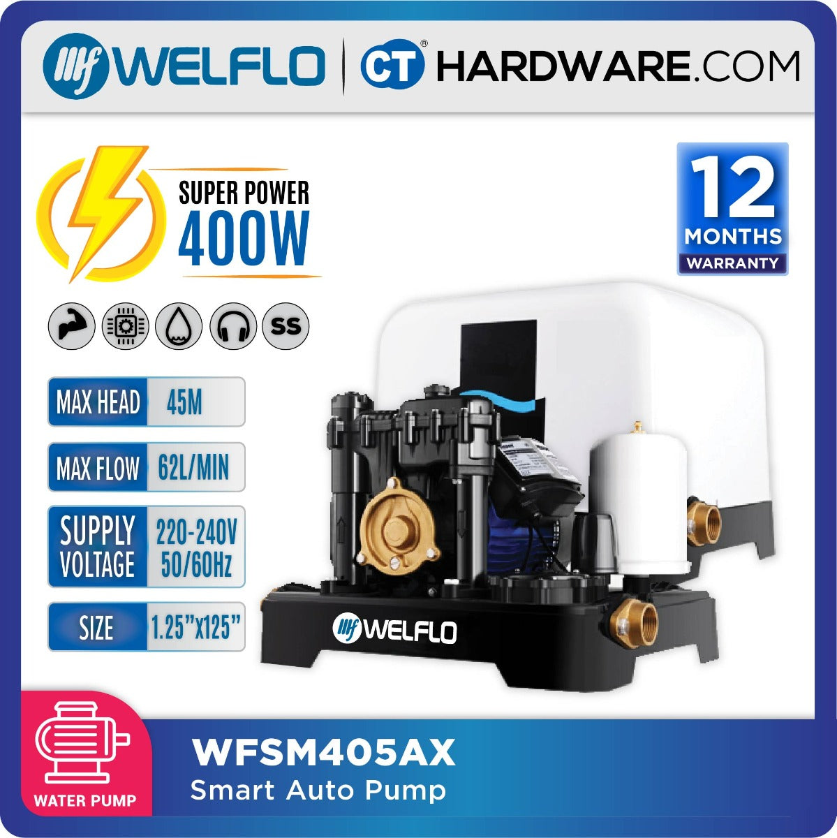 WELFLO WFSM405AX SMART CENTRIFUGAL PUMP