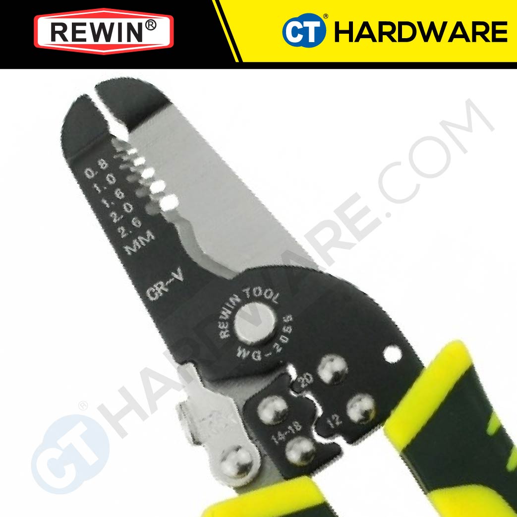 REWIN WG2055 HANDLE WIRE STRIPPING PLIER 7" 175MM