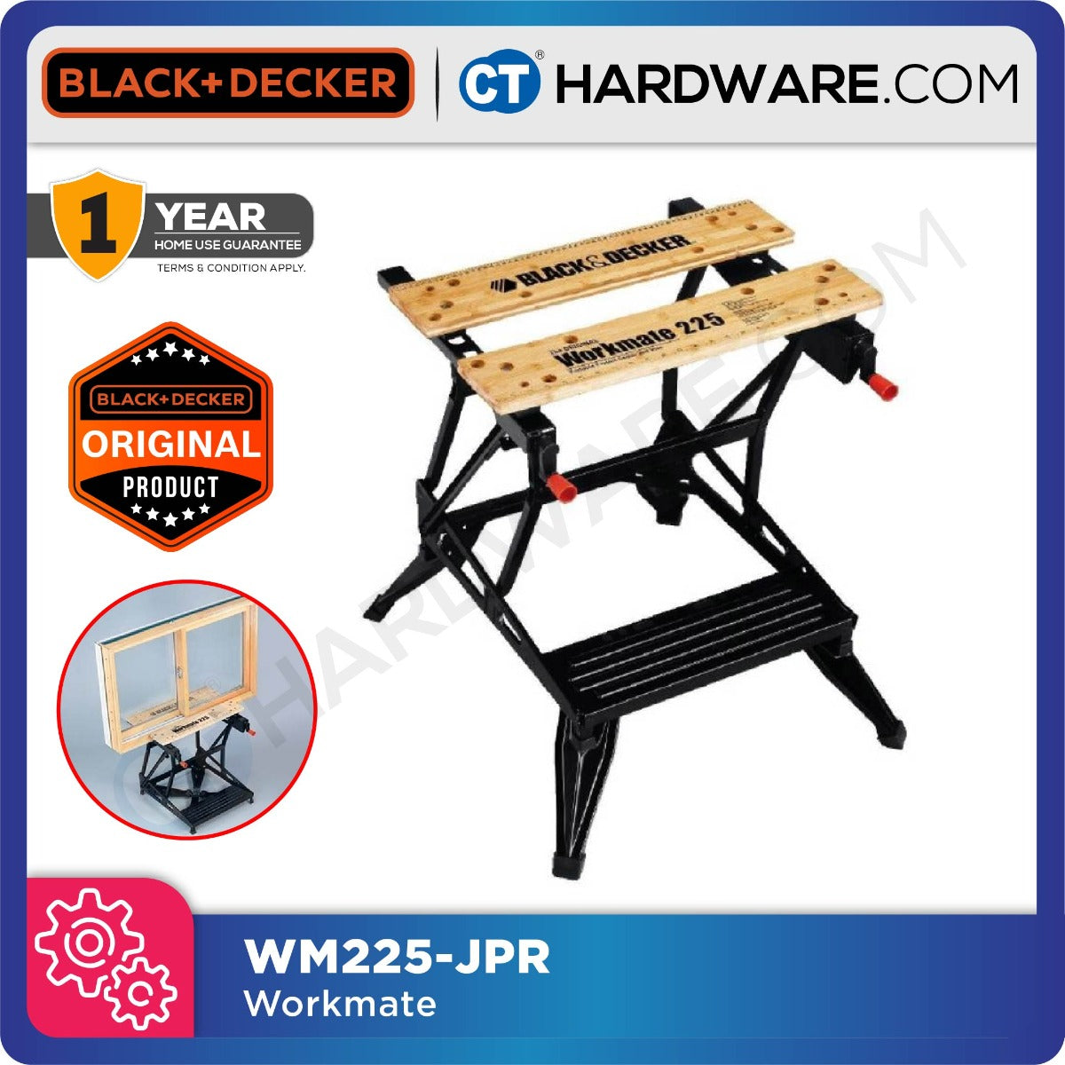 BLACK+DECKER WM225 Portable Project Center And Vise