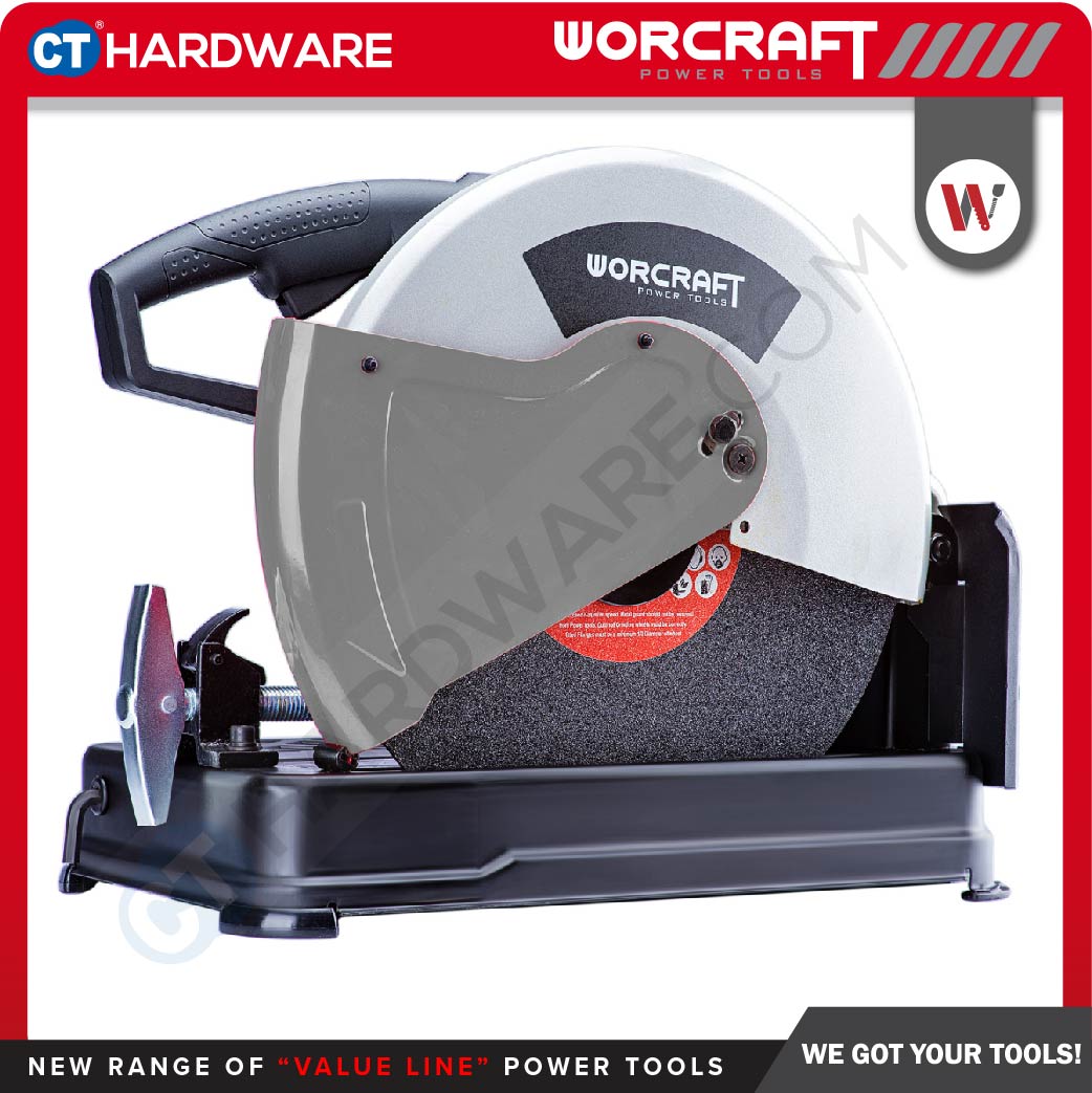WORCRAFT CM23-355B CUT OFF MACHINE 2300W 4000RPM WITH SPINDLE LOCK FUNCTION (CM23355B)