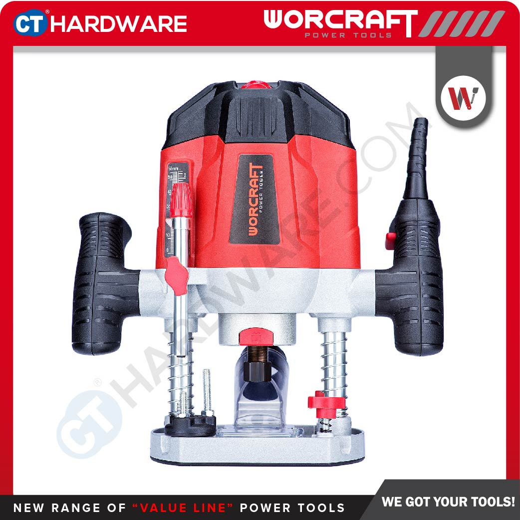 WORCRAFT ER12-6/8 CORDED ROUTER 1200W | 11000-30000/MIN | COLLET 6/8MM (ER1268)