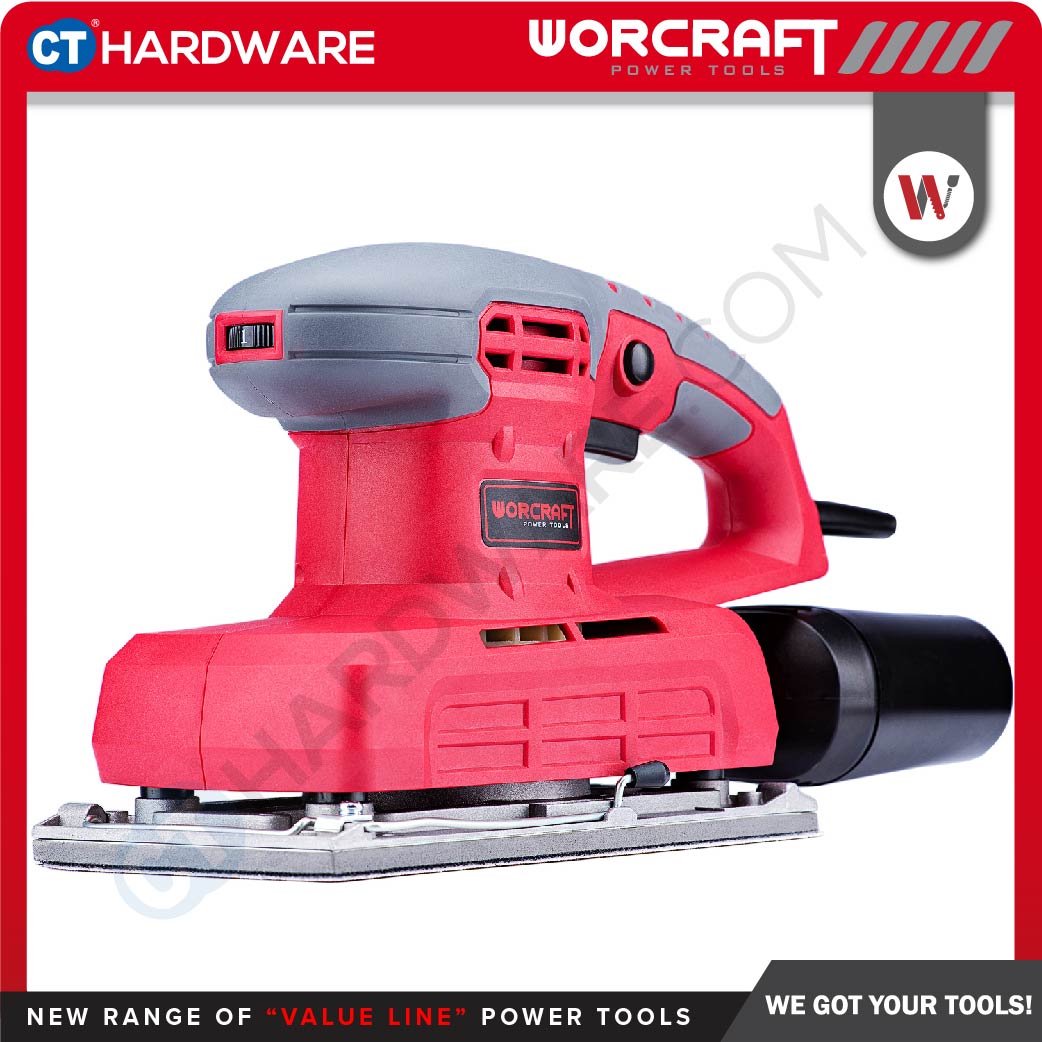 WORCRAFT FS300W CORDED FINISHING SANDER 300W