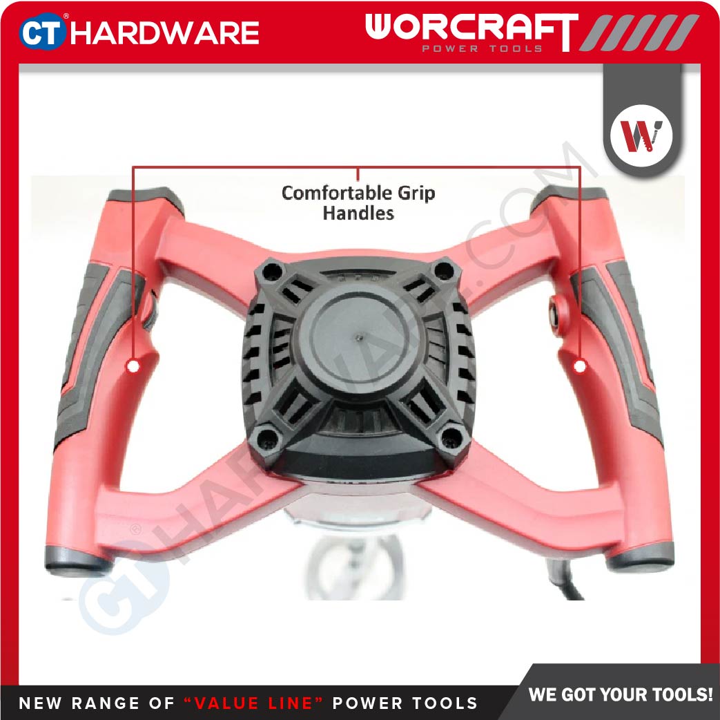 WORCRAFT EM14-140 ELECTRIC POWER MIXER 1400W 300-650RPM 140MM (EM14140)