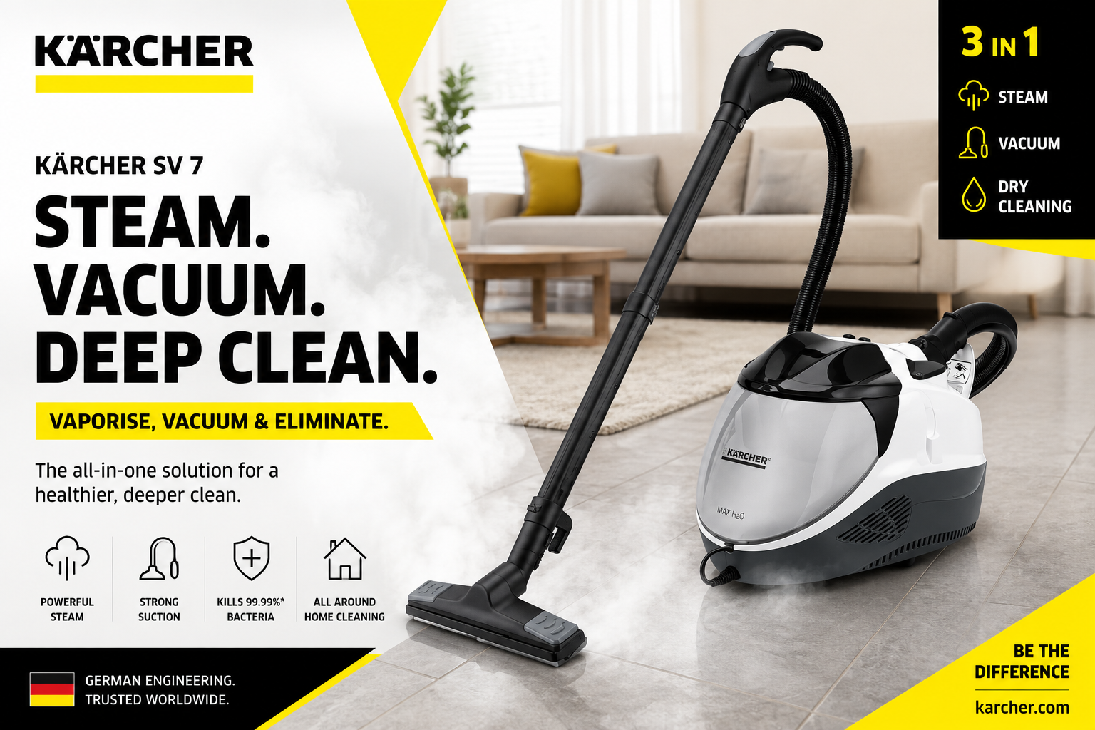 Kärcher SV7 Review: Is This 3-in-1 Steam Vacuum Worth It?