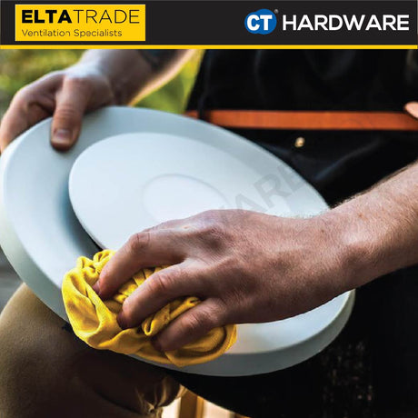 ELTA TRADE DUCTED CEILING FAN (SET) SRF100 SILENT RESPONSE with SRG100 HEADER BOX GRILLES  (4 VARIATION) [EXHAUST FAN]