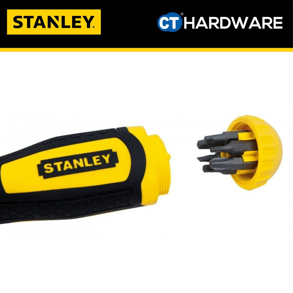 Stanley STHT68010-8 10PCS MULTI-BIT RATCHETING SCREWDRIVER