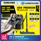 Karcher AD4 PREMIUM Bagless Ash & Dry Vacuum Cleaner 600W 17l [AD4PREMIUM | 16297310]