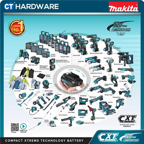Makita DC10WD CXT® Standard Charger, 12V [197450-9]