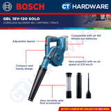 Bosch GBL 18V-120 SOLO Professional Cordless Blower Without Battery & Charger, GBL18V120