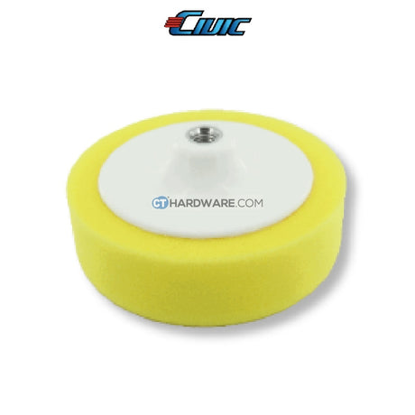 Civic 1003028CEY Velcro Polishing Sponge 6" X 2" Yellow