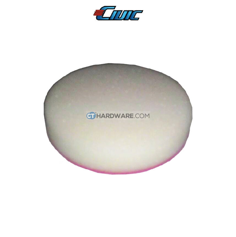 Civic 1003156 Velcro Polishing Sponge 130mm X 25mm (White Colour)