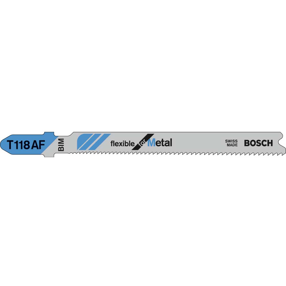 Bosch T118AF  Jigsaw Blades For Metal - 5 Pack  2608634505