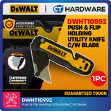 DEWALT Push & Flip Folding Utility Knife with Blade Storage | DWHT10992 | One-Hand Opening Utility Knife