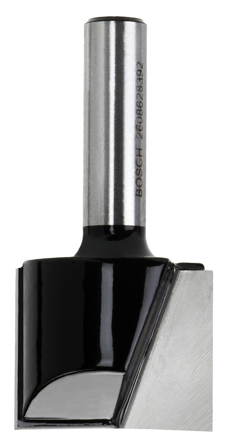 Bosch Carbide-Tipped Router Bit - Straight Bit, 2-flute (Diameter - 12.7mm) 2608628413