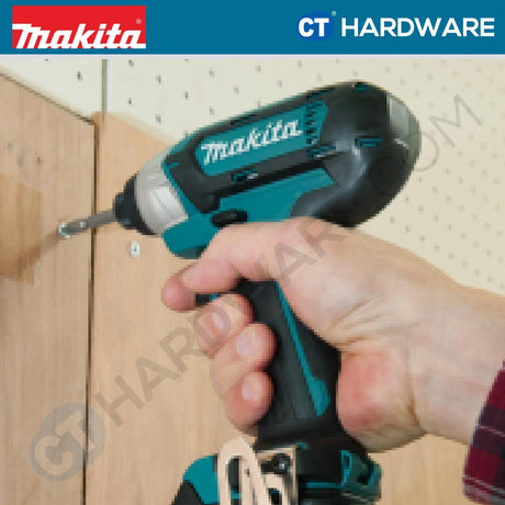 Makita TD110DWAE CXT 12Vmax Cordless Impact Driver 1/4" 110NM Incl. 2x 2.0Ah Battery, 1x Charger