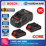 Bosch 1600A016GG ProCore Starter Kit 18V [ 2x 4.0Ah Battery 1x Charger ]