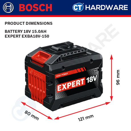 Bosch 1 600 A03 6ZT Expert Range Battery 18V 15.0AH EXBA18V-150 1600A036ZT
