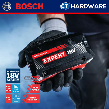 Bosch 1 600 A03 73U Expert Starter Kit 18V Come With 2x Battery 18V 8.0Ah EXBA18V-80 + 1x Fast Charger 1600A0373U