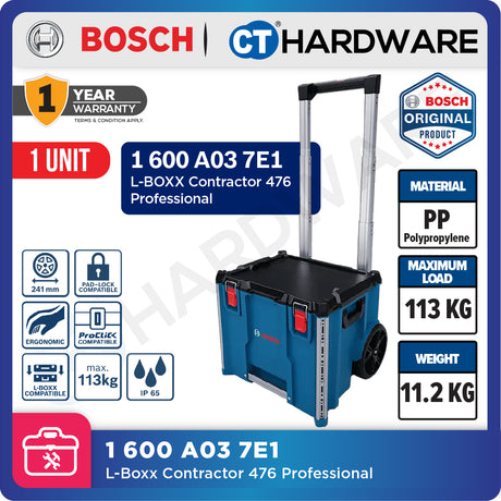 Bosch L-BOXX Contractor 1600A037E0 1600A037E1 1600A037E2 1600A037E3 1600A037E4 1600A037E5 1600A037DZ 1600A037DY