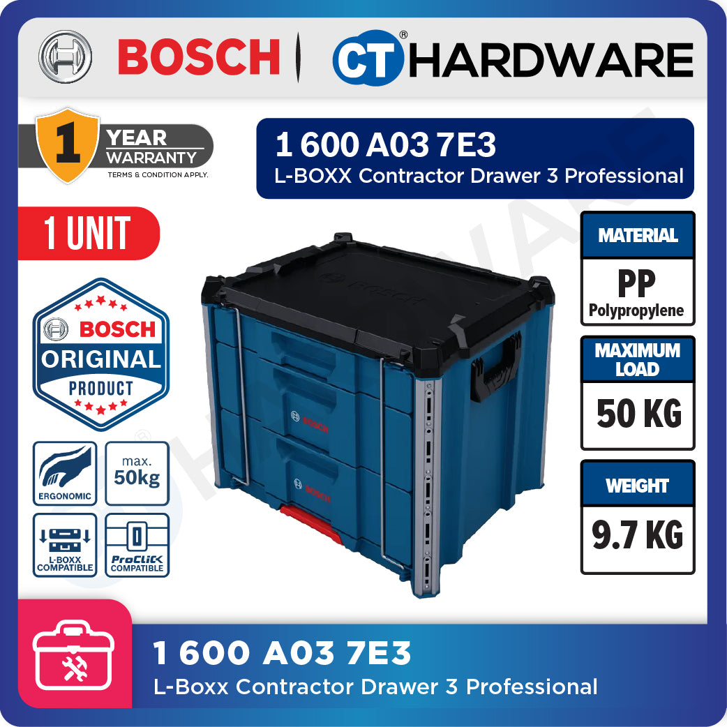 Bosch 1 600 A03 7E3 L-BOXX Contractor Drawer 3 Professional [1600A037E3]