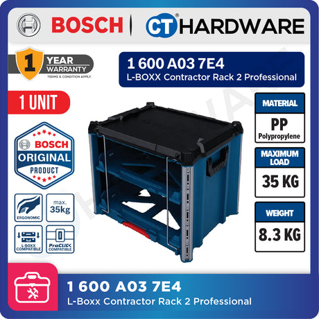 Bosch L-BOXX Contractor 1600A037E0 1600A037E1 1600A037E2 1600A037E3 1600A037E4 1600A037E5 1600A037DZ 1600A037DY