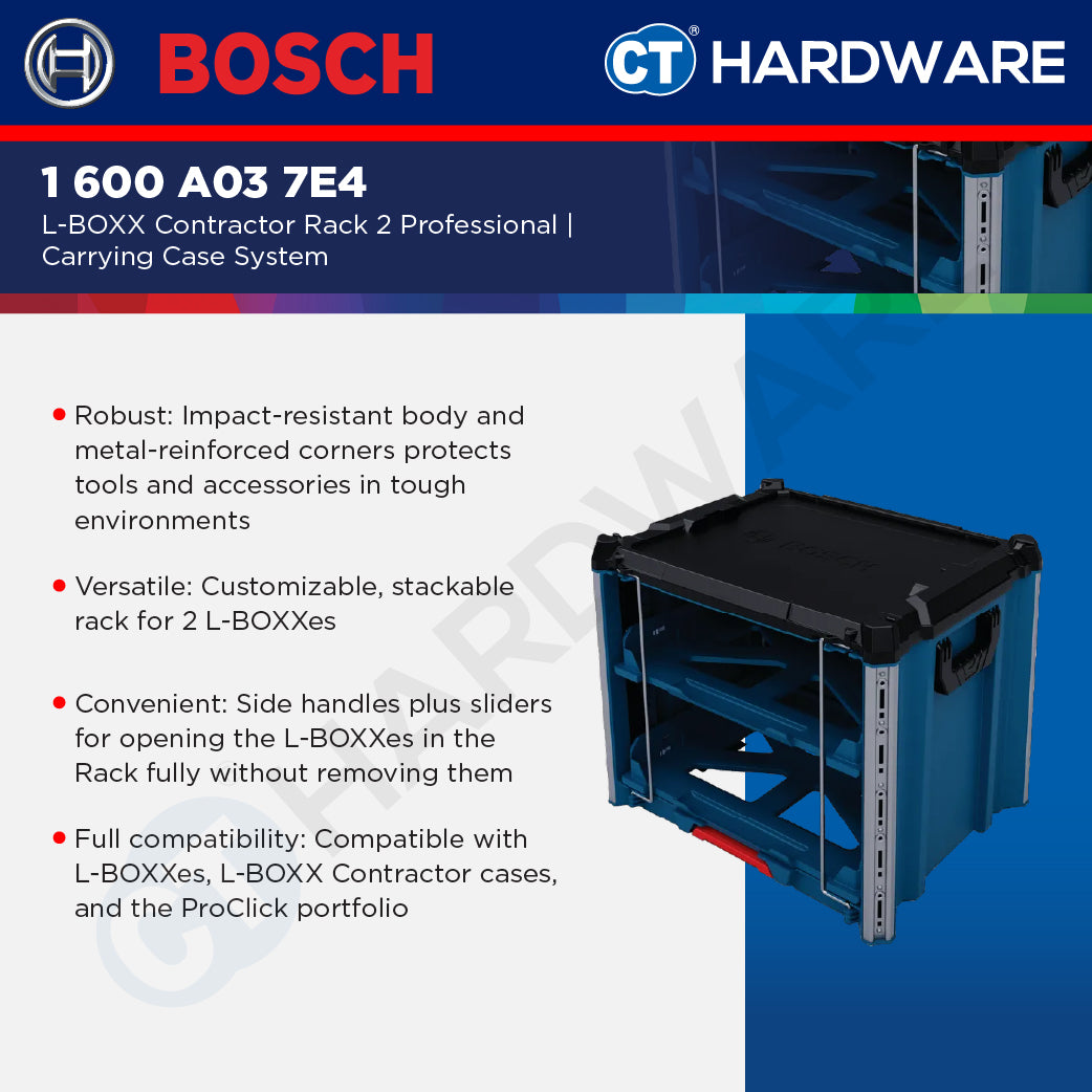 Bosch 1 600 A03 7E4 L-BOXX Contractor Rack 2 Professional [1600A037E4]