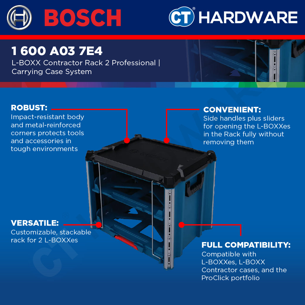 Bosch 1 600 A03 7E4 L-BOXX Contractor Rack 2 Professional [1600A037E4]