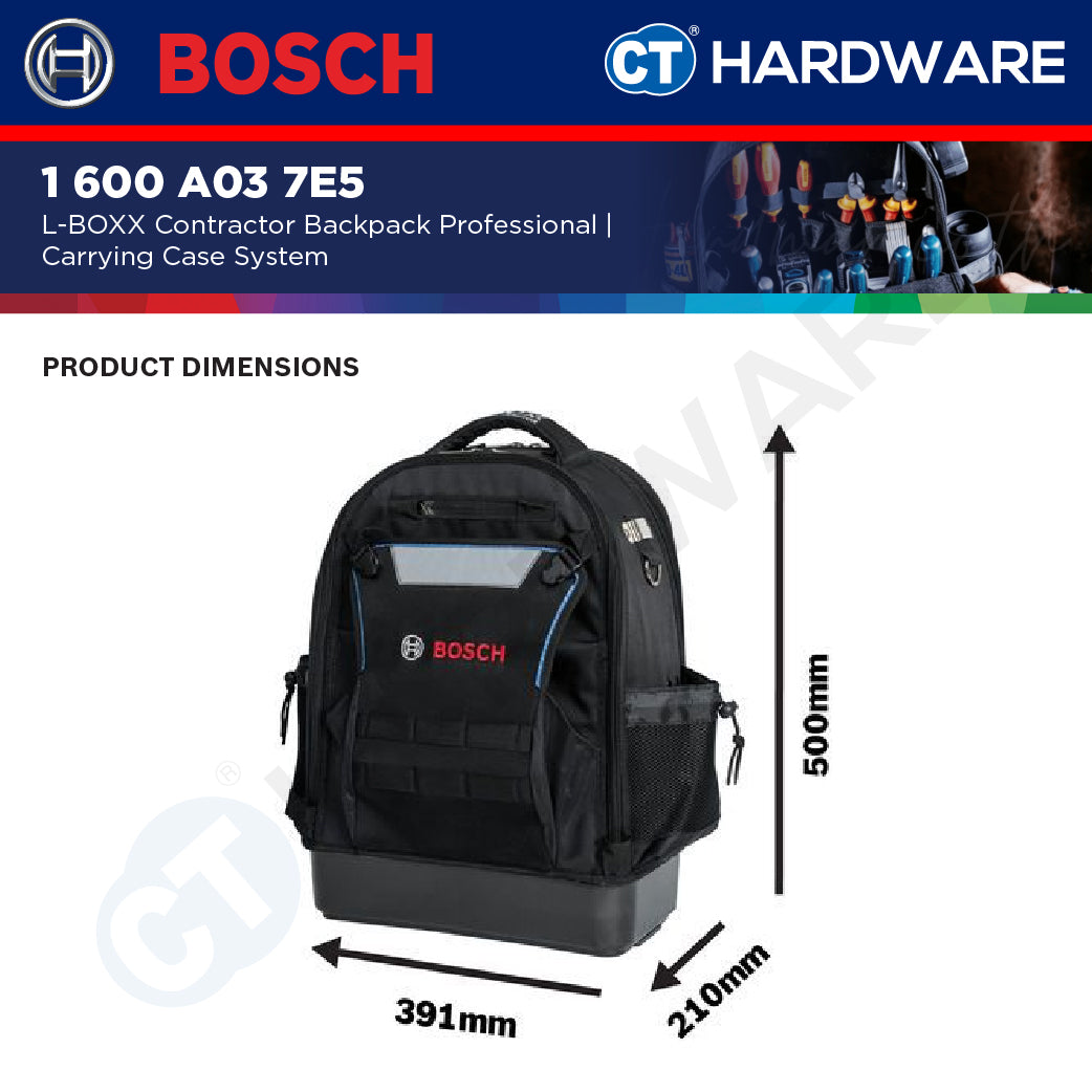 Bosch 1 600 A03 7E5 L-BOXX Contractor Backpack Professional [1600A037E5]