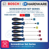 Bosch Screwdriver Set PH/TX/SL 6pcs [1600A039PJ]