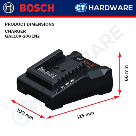 Bosch 1 600 A03 C08 Battery Charger 18V GAL18V-20GEN2/GAL 18V-20 (II) 1600A03C08