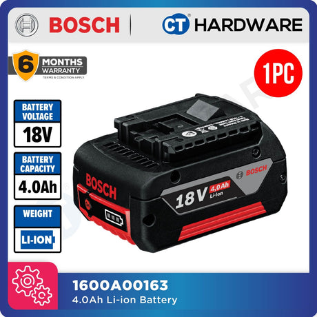 BOSCH ORIGINAL 18V LITHIUM-ION BATTERY PACKS AND CHARGERS [ ProCore ] - 1PC