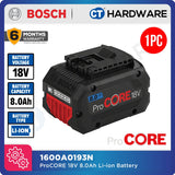 BOSCH ORIGINAL 18V LITHIUM-ION BATTERY PACKS AND CHARGERS [ ProCore ] - 1PC