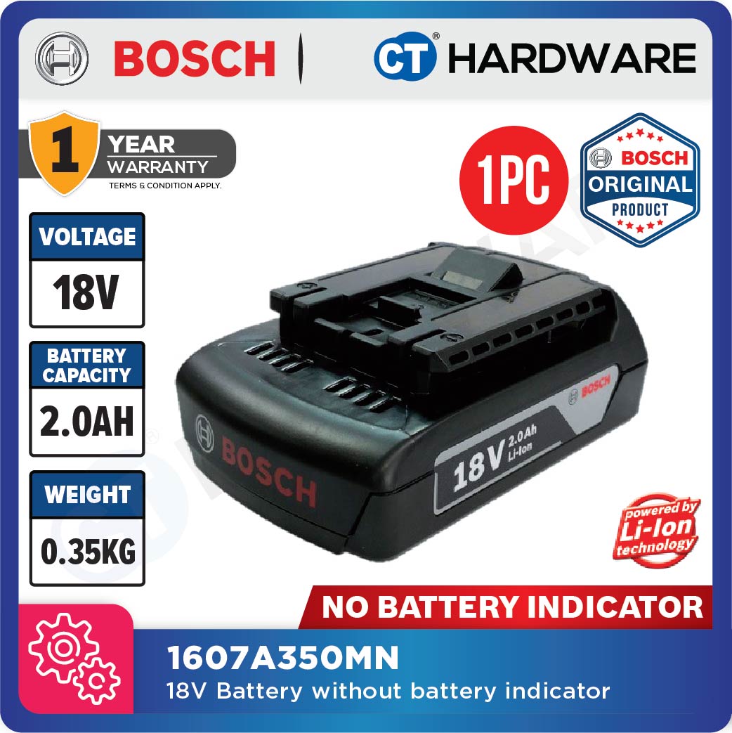 BOSCH ORIGINAL 18V LITHIUM-ION BATTERY PACKS AND CHARGERS [ ProCore ] - 1PC