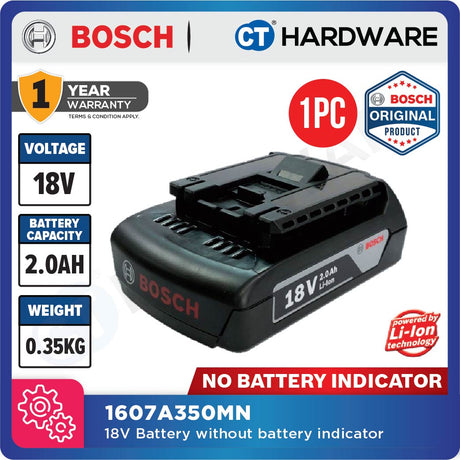 BOSCH ORIGINAL 18V LITHIUM-ION BATTERY PACKS AND CHARGERS [ ProCore ] - 1PC