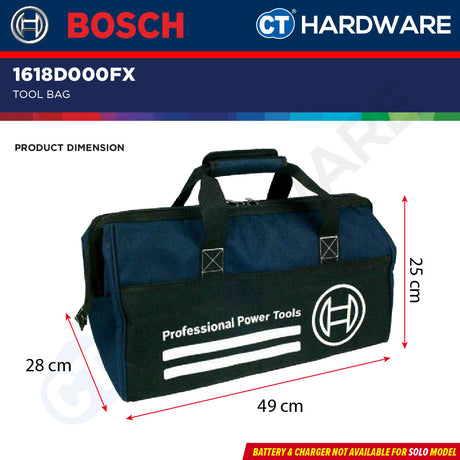 🎁 Bosch 1618D000FX Tool Bag 490mm x 280mm x 250mm (100% off)