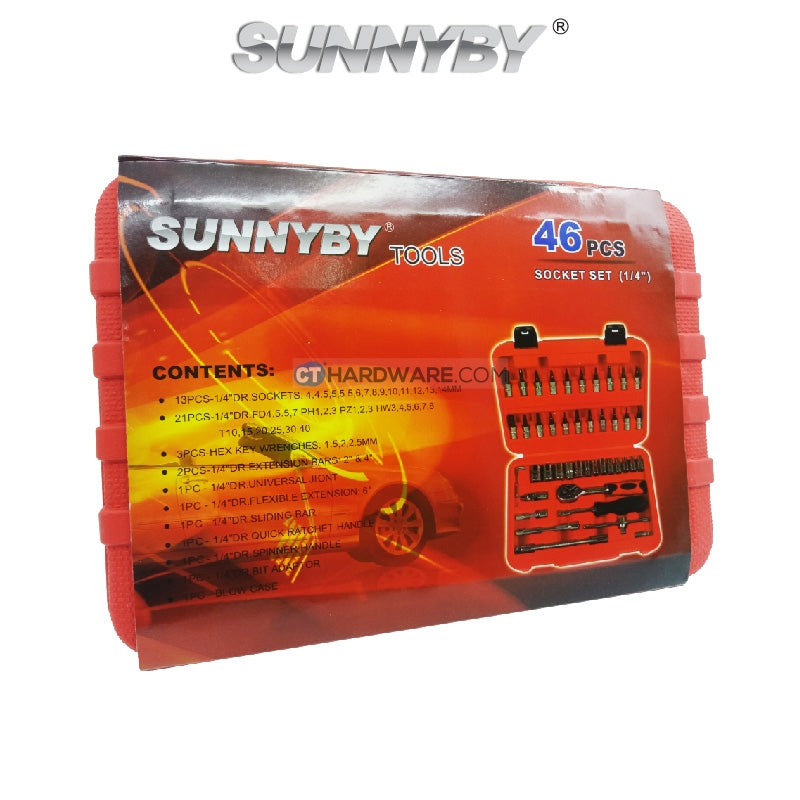 SunnyBy 19515046 Multi-Purpose Presicion Screwdrive Set With Trox 46 Pcs