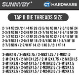 SunnyBy 19538045 Alloy Steel Tap & Die Set (45 Pcs)