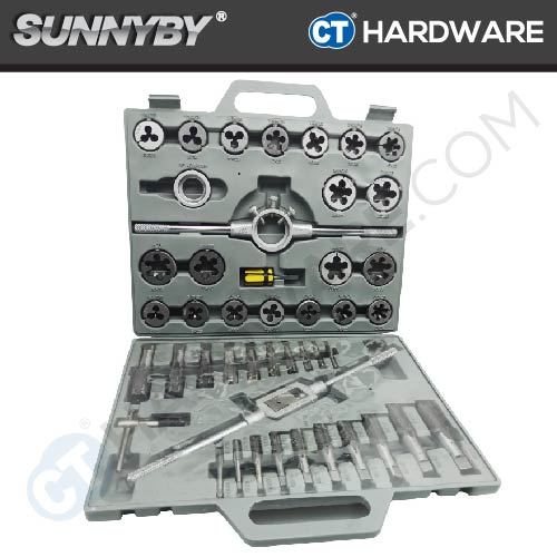 SunnyBy 19538045 Alloy Steel Tap & Die Set (45 Pcs)