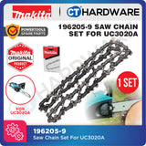 Makita 196205-9 Saw Chain Set For UC3020A Corded Electrical Chainsaw. [ ORIGINAL SPARE PARTS ]