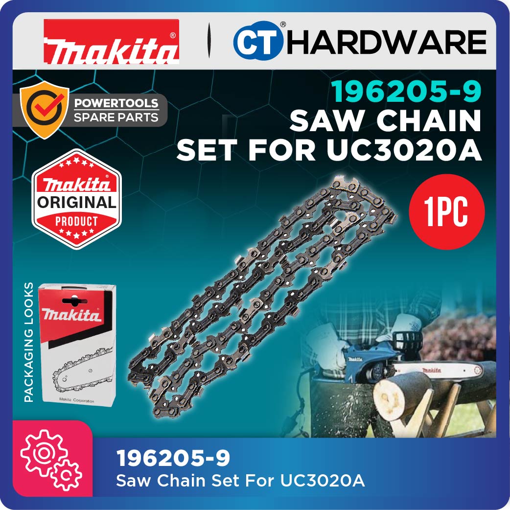 チェーンーMAKITA Makita 196205-9 Saw Chain Set For UC3020A Corded Electrical