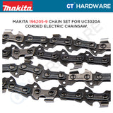 Makita 196205-9 Saw Chain Set For UC3020A Corded Electrical Chainsaw. [ ORIGINAL SPARE PARTS ]