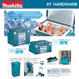Makita 198254-2 Makpac Connector Cool Box Case Type 3 | 11L For MAKP4
