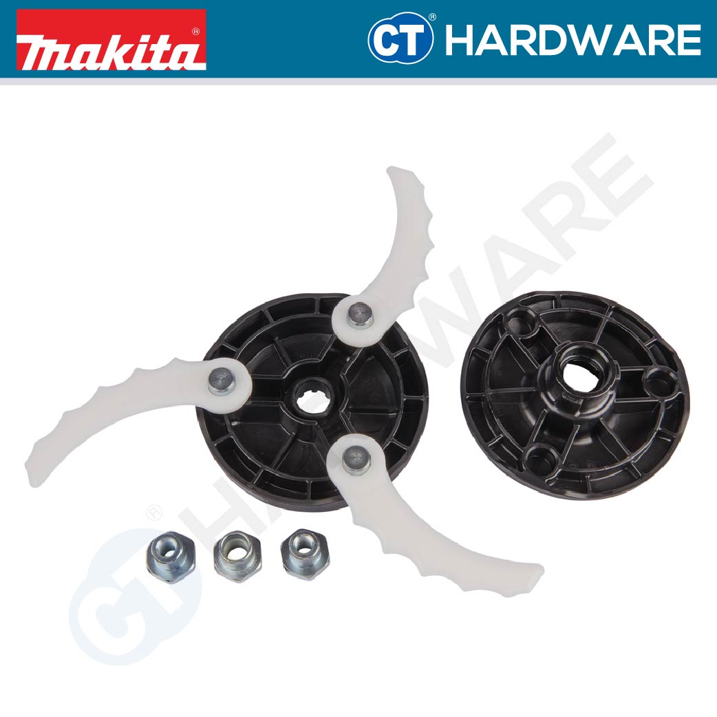 Makita 198383-1 Plastic Blade Set 255mm (Includes 3 Adapters Size) For Grass Trimmer