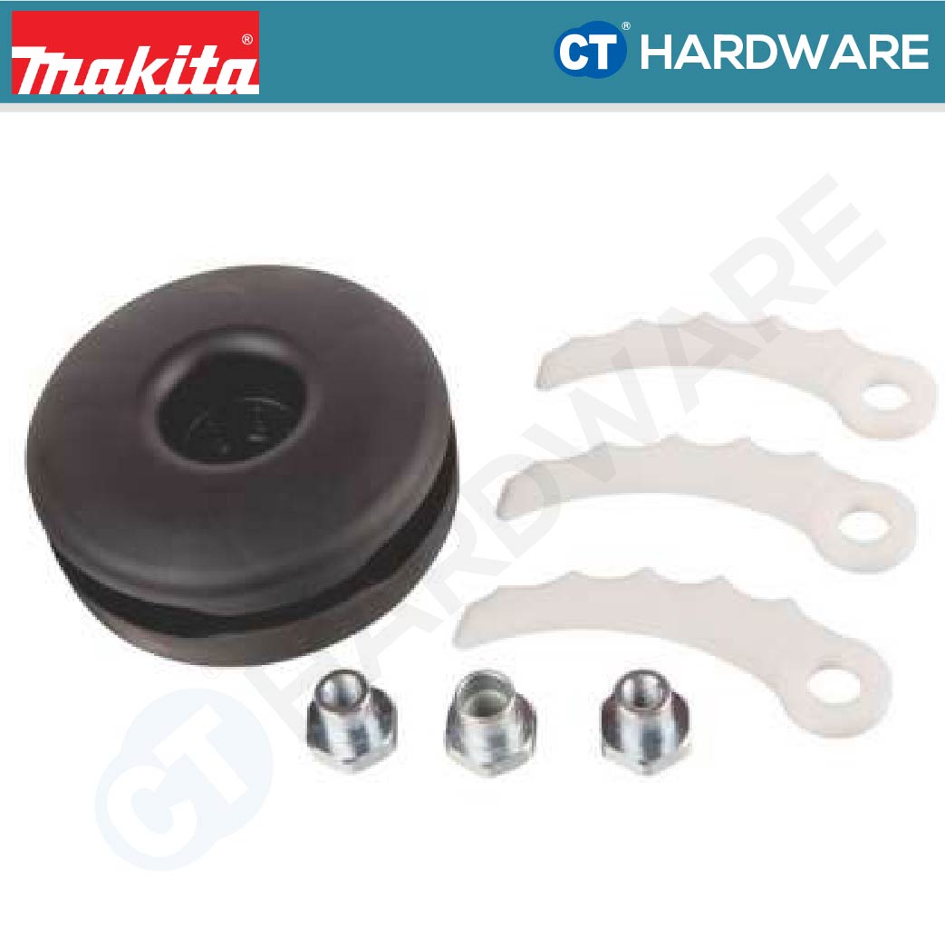 MAKITA 198383-1 PLASTIC BLADE SET 255MM [ M8x1.25RH, M8x1.25LH,  M10x1.25RH ] FOR TRIMMER